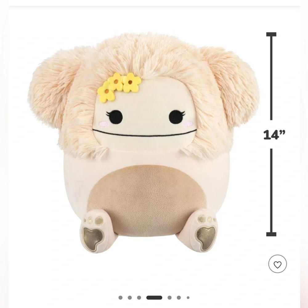 Squishmallow Diva Bigfoot Plush 14’